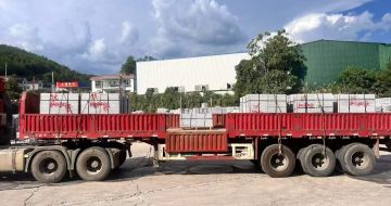 安庆 芝麻灰花岗岩地铺石出货日常