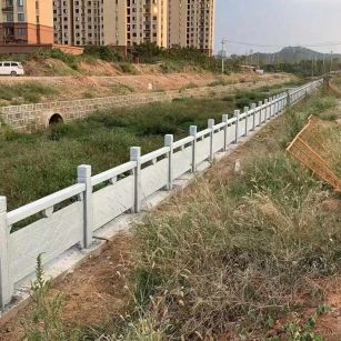 安庆 白麻河道栏杆效果展示图