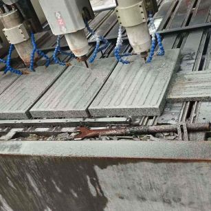 安庆 芝麻白花岗岩荔枝面盲道雕刻