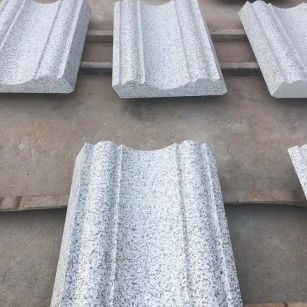 安庆 白麻花岗岩光面别墅线条