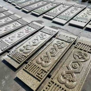 安庆 黄金麻花岗岩外墙雕刻板