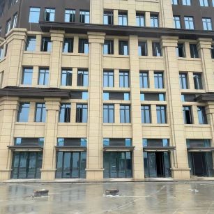 安庆 黄金麻花岗岩荔枝面小区外墙干挂