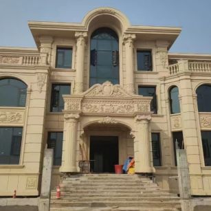 安庆 黄金麻花岗岩别墅外墙干挂