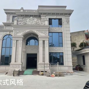 安庆 白麻花岗岩别墅外墙干挂