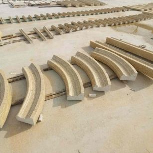 安庆 黄金麻花岗岩别墅线条