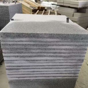 安庆 芝麻白5公分火烧地铺成品，900*400，规格可定制