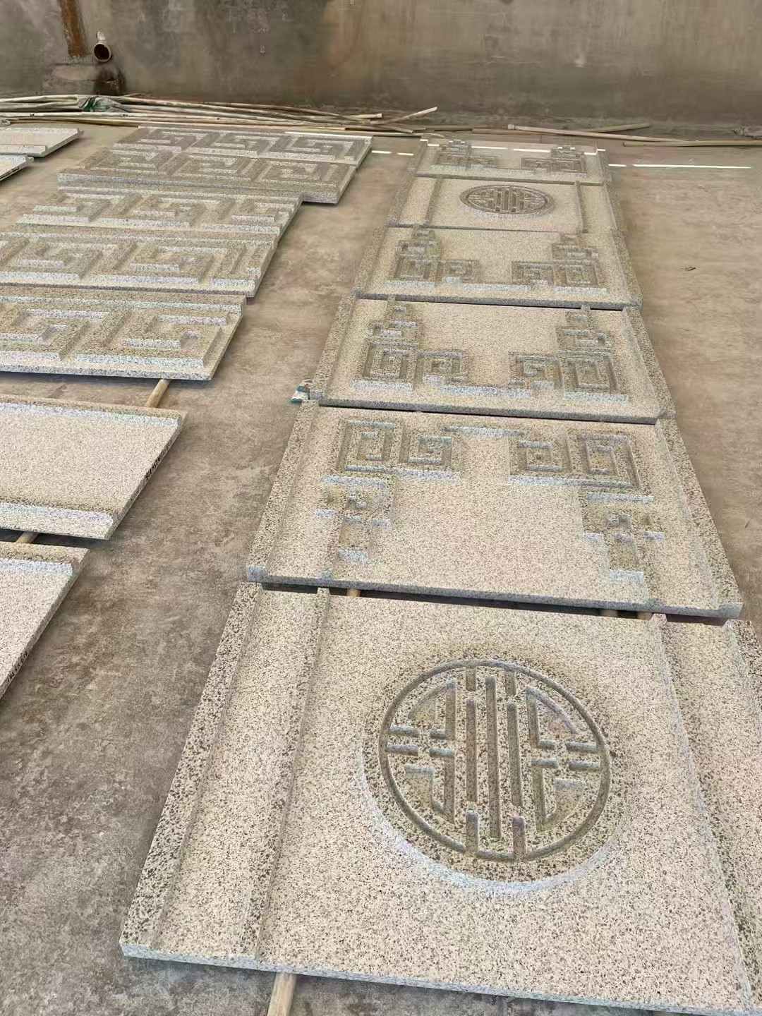 安庆 白麻花岗岩外墙立面雕刻板