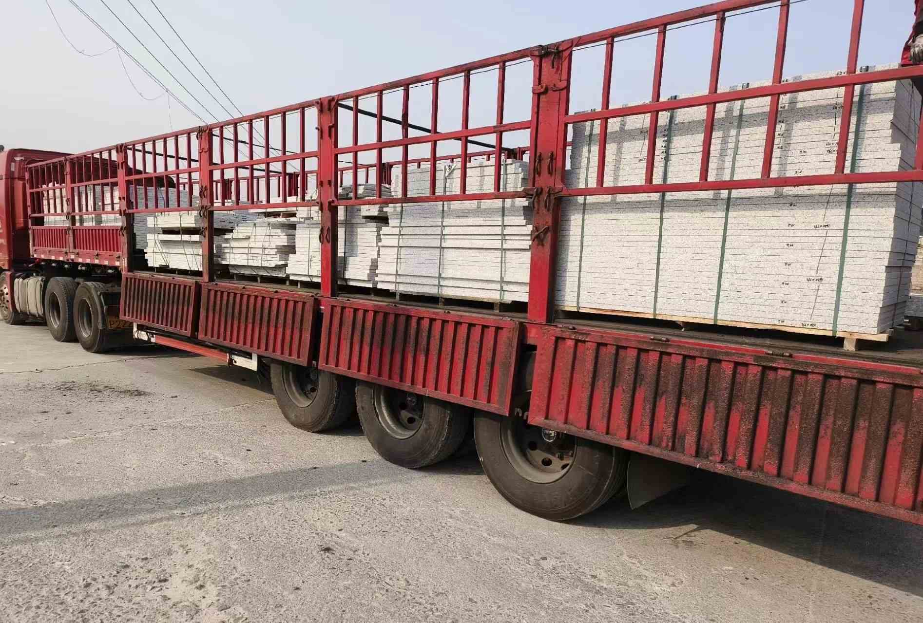 安庆 白麻荔枝面外墙干挂，工厂装车日常