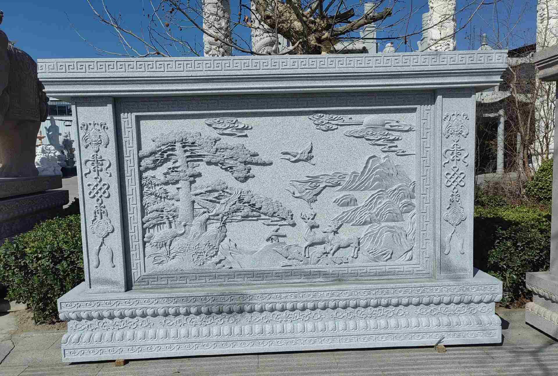 安庆 芝麻白大型照壁，屏风，影壁