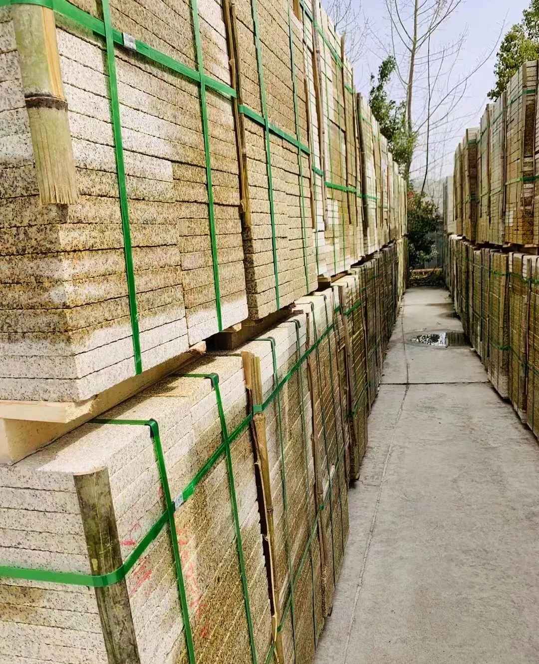 安庆 黄金麻花岗岩荔枝面地铺石