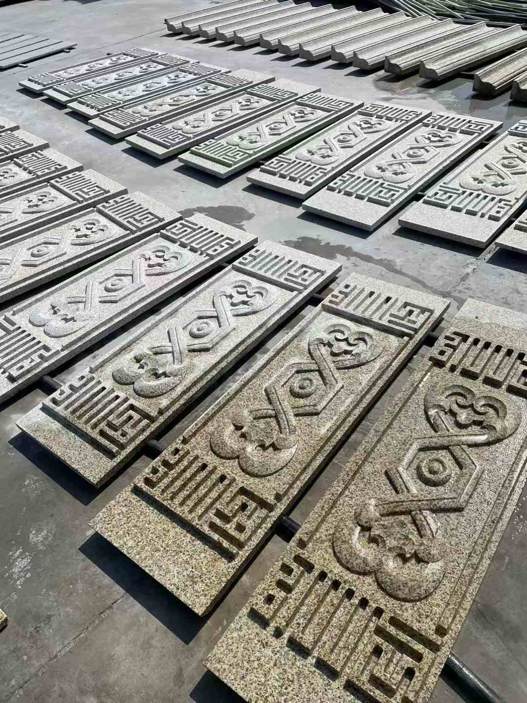 安庆 黄金麻花岗岩外墙雕刻板