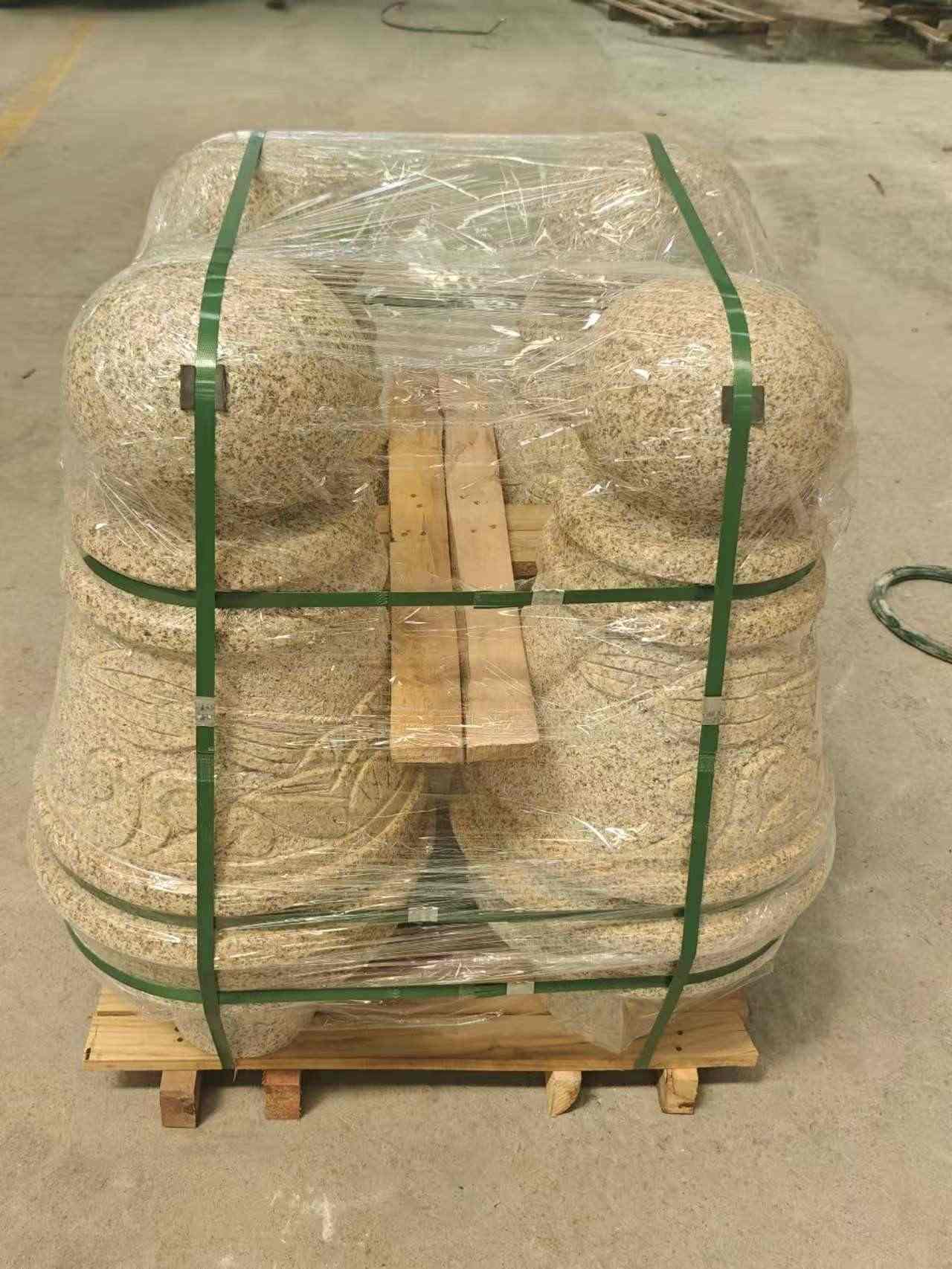 安庆 黄金麻异形定制雕花——棒棒糖挡车柱