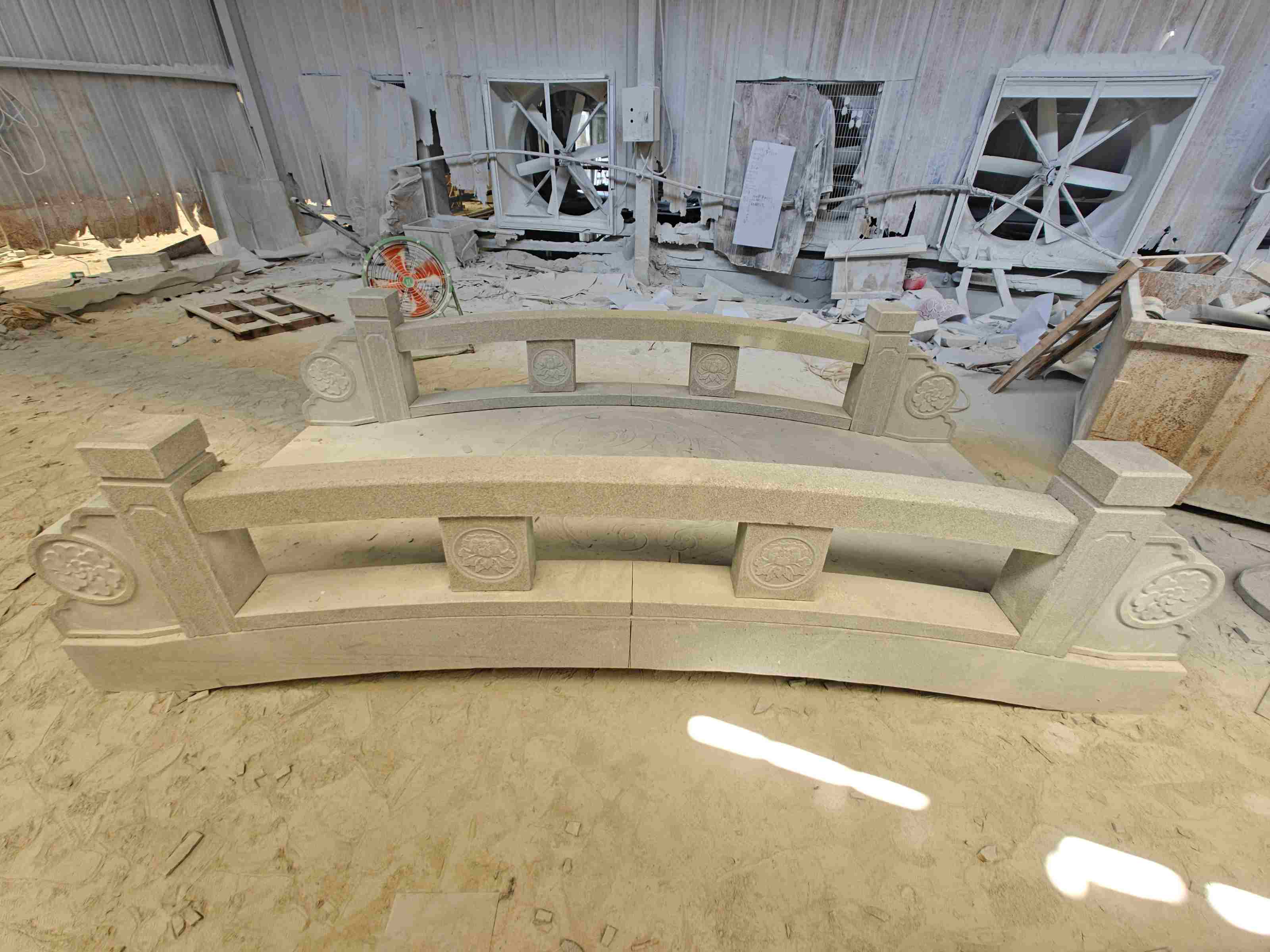 安庆 芝麻灰花岗岩异形加工-拱桥，石桥