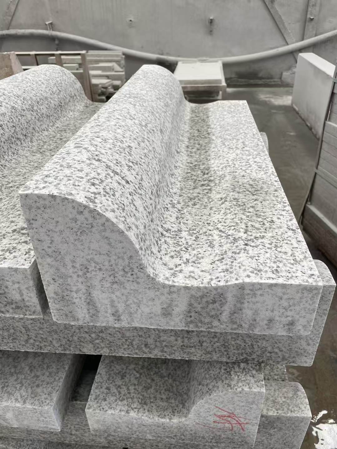 安庆 白麻花岗岩S型路沿石，路侧石，马路牙子等