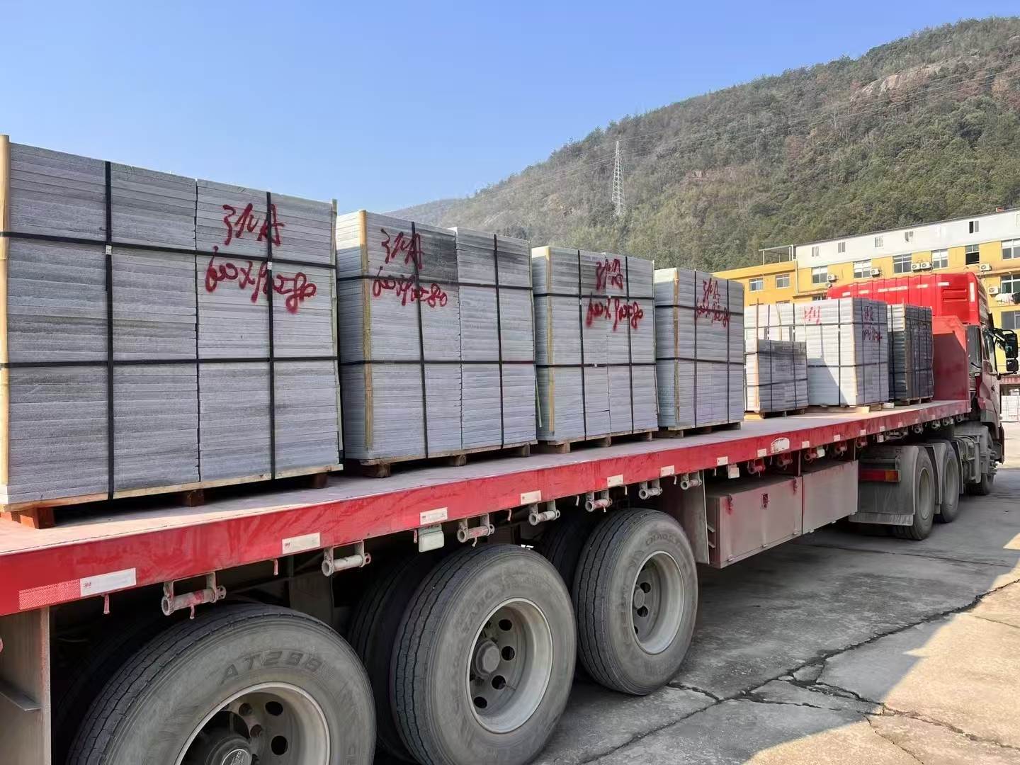 安庆 芝麻灰地铺石出货日常